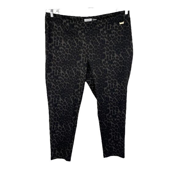 Calvin Klein Pants pull on Leopard print size 2X - Picture 1 of 7